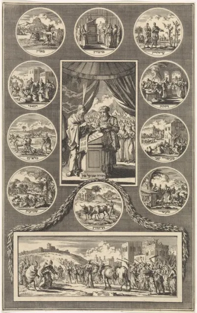 Titelpagina voor: W. Surenhuys, Mischna sive Totius Hebræorum juris (...) systema, dl. I, 1698