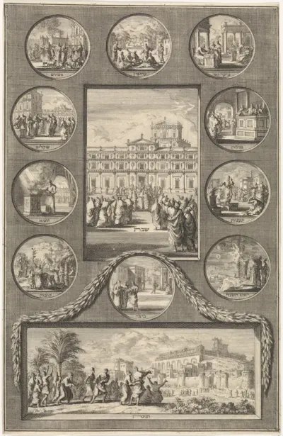 Titelpagina voor: W. Surenhuys, Mischna sive Totius Hebræorum juris (...) systema, dl. II, 1699