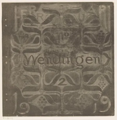 Titelpagina voor: Wendingen, februari 1919