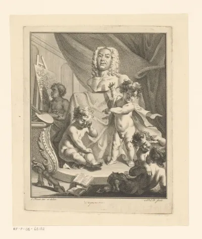 Titelpagina voor: Weyerman, Jacob Campo. Den Persiaansche Zydewever (...), s.a.