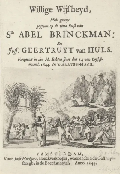 Titelpagina voor Willige Wysheijd, 1644