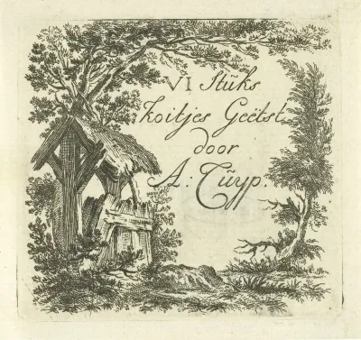 Titelprent met bomen en hek