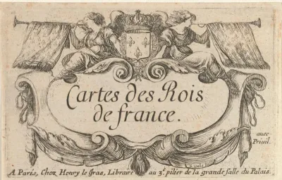 Titelprent met cartouche met tekst en twee bazuinblazende engelen