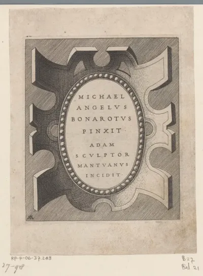 Titelprent met cartouche