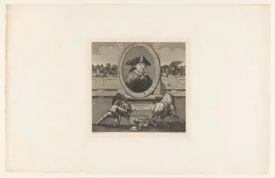 Titelprent met portret van Francisco de Goya