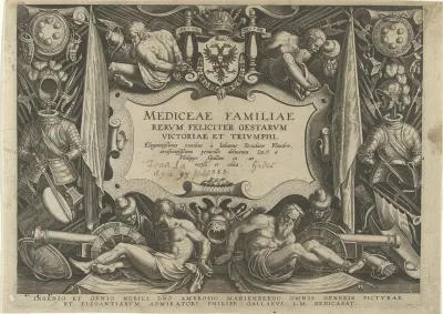 Titelprent van de serie Mediceae Familiae