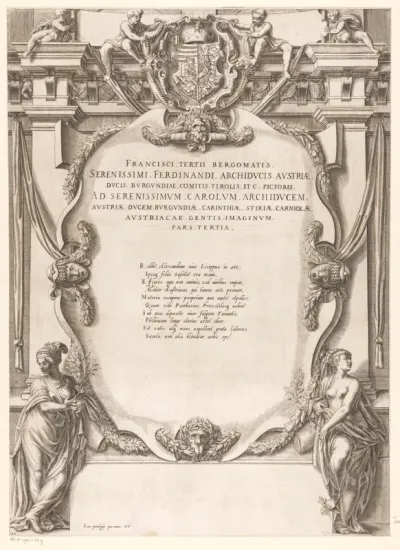 Titelprent van deel 3 van Austriacae gentis imaginum