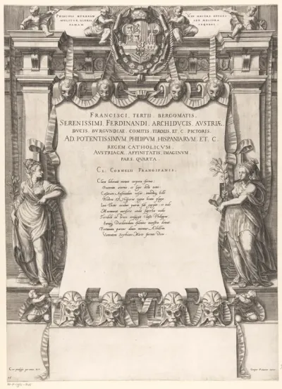 Titelprent van deel 4 van Austriacae gentis imaginum