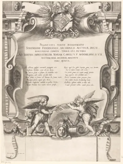 Titelprent van deel 5 van Austriacae gentis imaginum