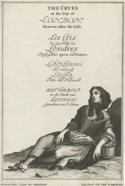 Titelprent van Marcellus Laroon, The Cryes of the City of London