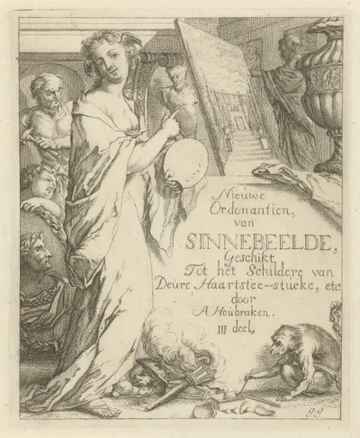 Titelprent van: Nieuwe Ordonantien van Sinnebeelde