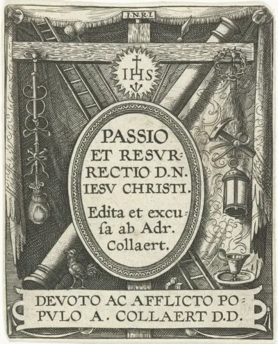 Titelprent van Passio et Resurrectio D.N. Jesu Christi