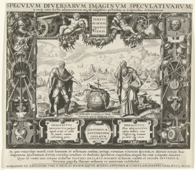 Titelprent van Speculum Diversarum imaginum speculativarum, 1638