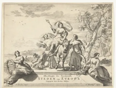 Titelprent voor: Afbeeldinghe der voornaemste steden van Evropa