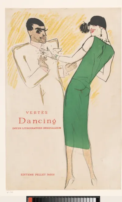Titelprent voor de serie 'Dancing, douze lithographies originales'
