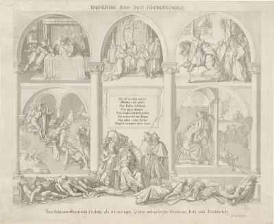 Titelprent voor de verhalen van de Nibelungen