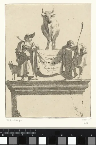Titelprent voor 'Diversa Animalia'