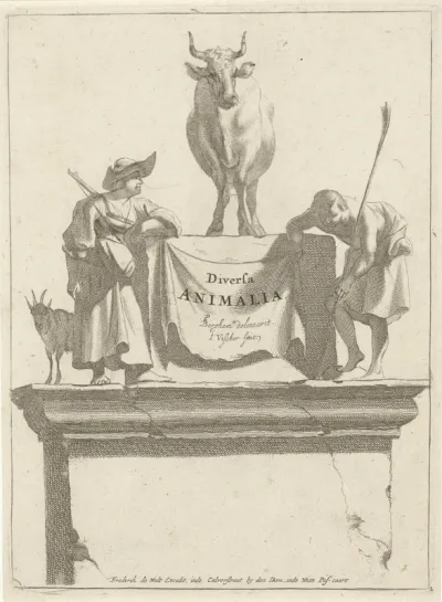 Titelprent voor 'Diversa Animalia'