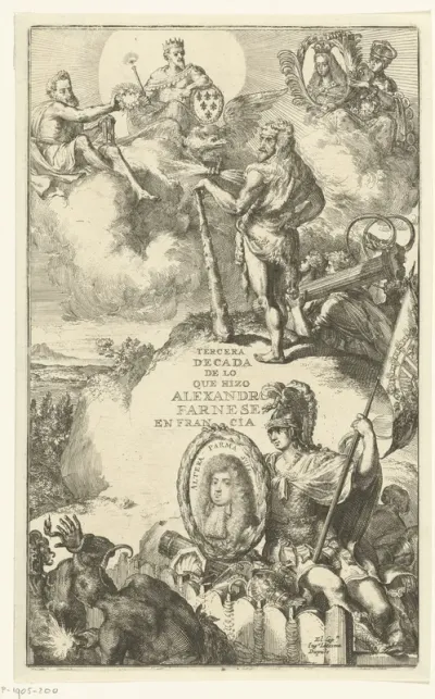 Titelprent voor het derde deel van de Spaanstalige versie van Guerres de Flandresversie van Guerres de Flandres