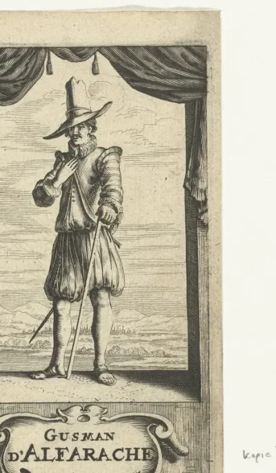 Titelprent voor: Het leven van Gusman d'Alfarache