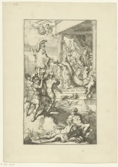 Titelprent voor het tweede deel van de Spaanstalige versie van Guerres de Flandres