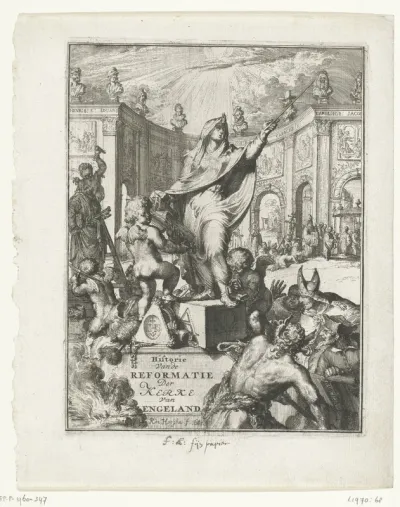 Titelprent voor 'Historie Van de Reformatie der Kerke van Engeland' van Gilbert Burnet