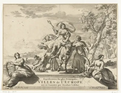 Titelprent voor: Representation des plus principales villes de l'Europe