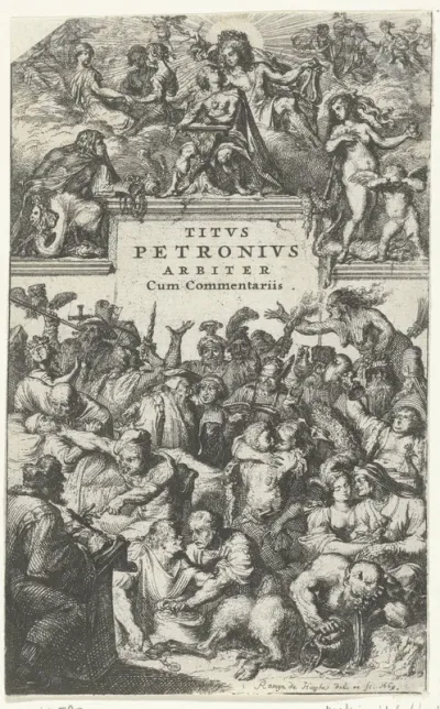 Titelprent voor 'Satyricon' van Titus Petronius Arbiter