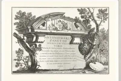 Titelprent voor serie Italiaanse landschappen