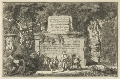 Titelprent voor: Veertig stuks landschappen zoo in Italien als Duytslandt, 1721