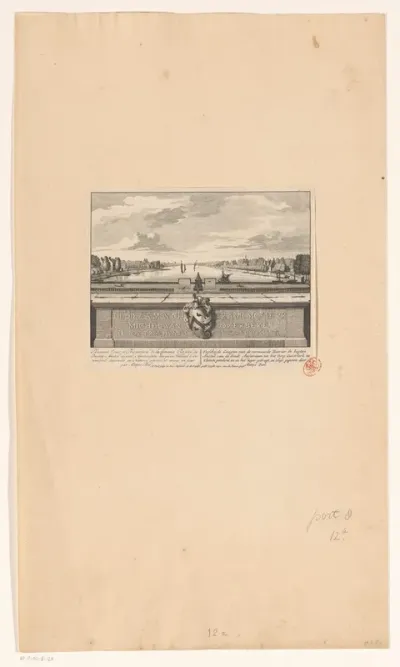 Titelprent voor: Verscheyde gesigten van de vermaarde rievier de buyten Amstel (...)