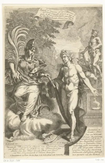 Titelprent voor Verzamelde Tekeningen en schetsen van Gerardus Lairesse, deel 2
