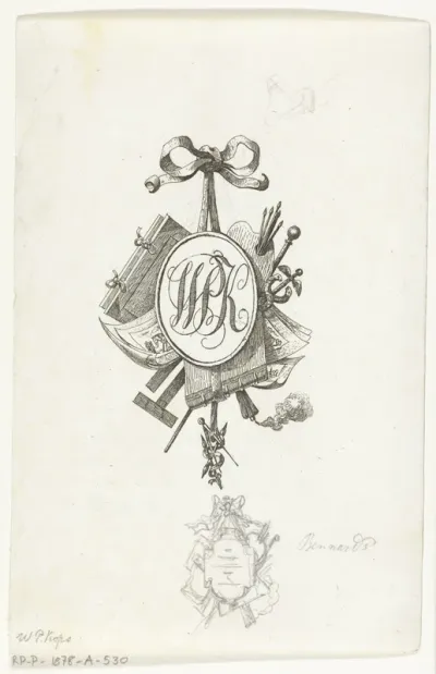 Titelvignet met monogram W.P.K.