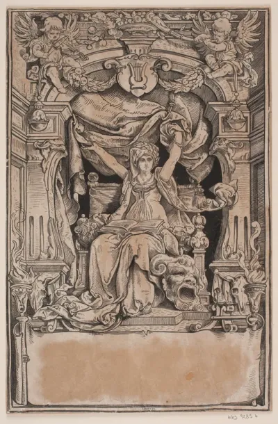 Titelvignet til Johann Wolfgang von Goethe, "Faust: eine Tragödie", 1876