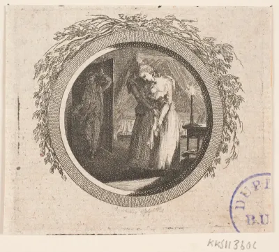 Titelvignet til S. Richardson: "Miss Clarissa Harlowes Historie", fjerde del