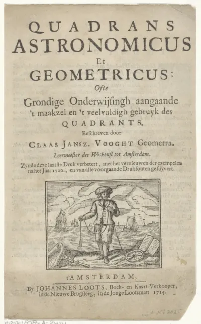 Titelvignet voor: Claas Jansz Vooght, Quadrans astronomicus et geometricus: ofte Een grondige onderwĳsingh aangaande 'tmaakzel en 'tveelvuldigh gebruyk des quadrants, 1714