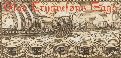 Title Decoration. History of Olav Trygvason
