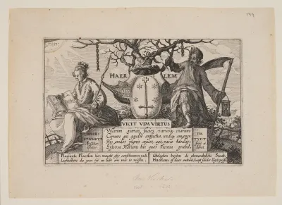 Title, from Views in the Surroundings of Haarlem (Plaisante Plaetsen)