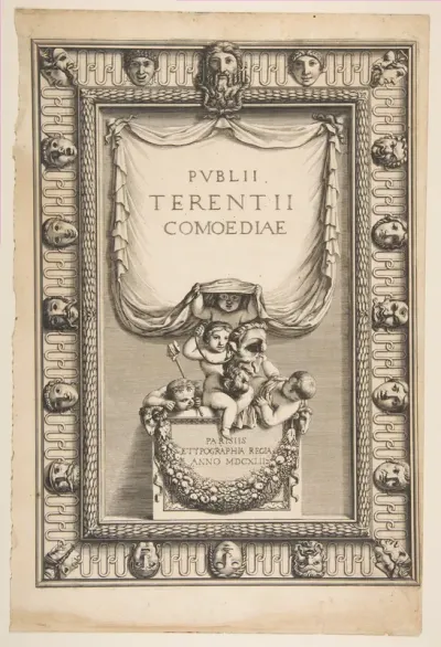 Title Page: Comedies of Terence (Publii Terentii Comœdiae)