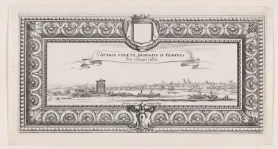 Title Page Designed for the Sale of the Series of Paysages Gravés pour Jean de Médicis, from "Paysages Gravés pour Jean de Médicis appelées aussi Paysages Dessinés a Florence, Vues de Florence, Paysages d'Italie, et Paysages Définitifs" (Landscapes E