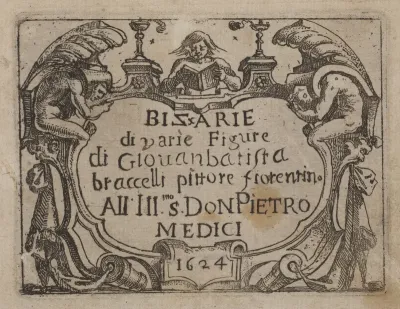 Title Page for "Bizzarie di varie Figure"