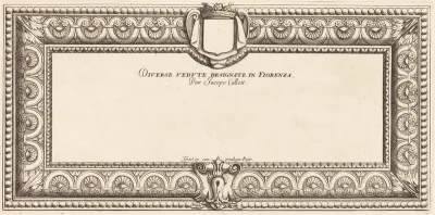 Title Page for Callot's "Various Italian Landscapes"