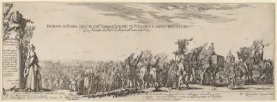 Title Page for 'Entry into Rome of His Excellency the Polish Ambassador'
