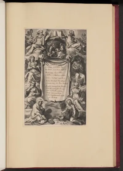 Title Page for Heribert Rosweyde's "Vitae Patrum"