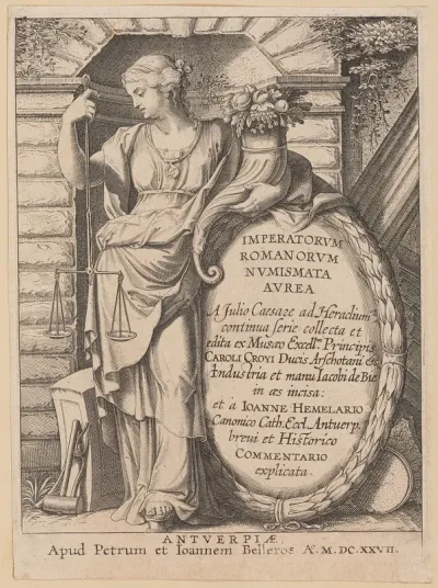 Title Page for Imperatorvm Romanorvm Nvmismata Avrea