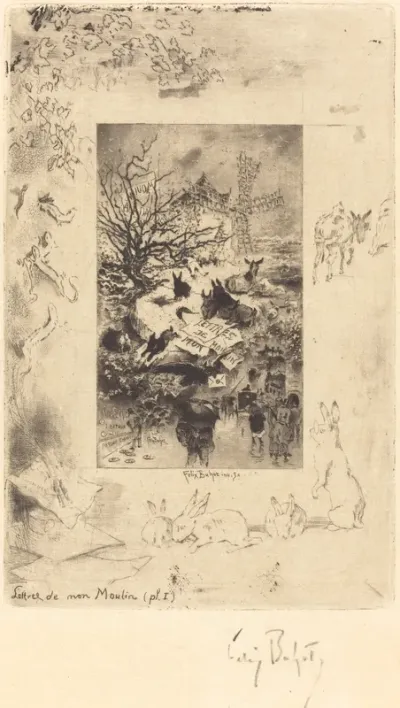 Title Page for "Lettres de Mon Moulin"