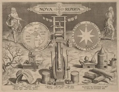 Title Page for Nova Reperta (New Discoveries)