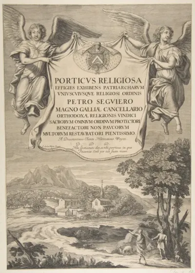Title Page for "Porticus Religiosa"
