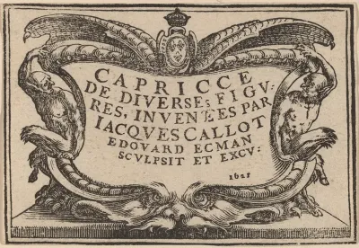 Title Page for 'The Capricci'