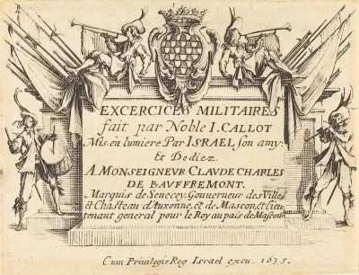 Title Page for "The Military Exercises"